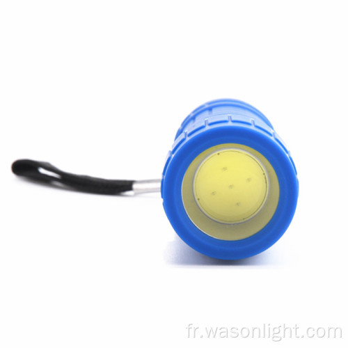 Small Promotion en gros ABS Plastic Colorful Mini Battery LED Light Torch